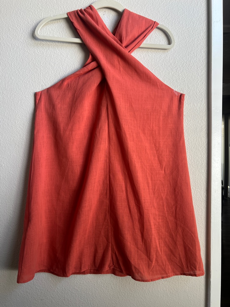 Cupshe Halter Mini Cotton Dress